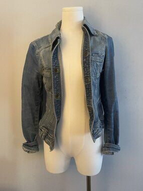 TRF Denim Rules Blue Denim Jean Jacket Size S